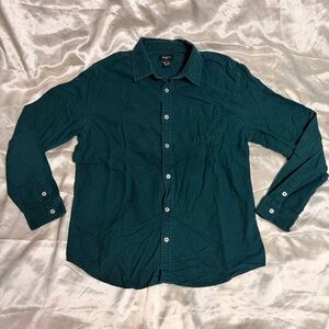 Deep Green Collared Shirt